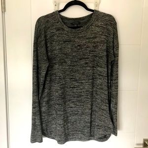 Black/grey long sleeve top